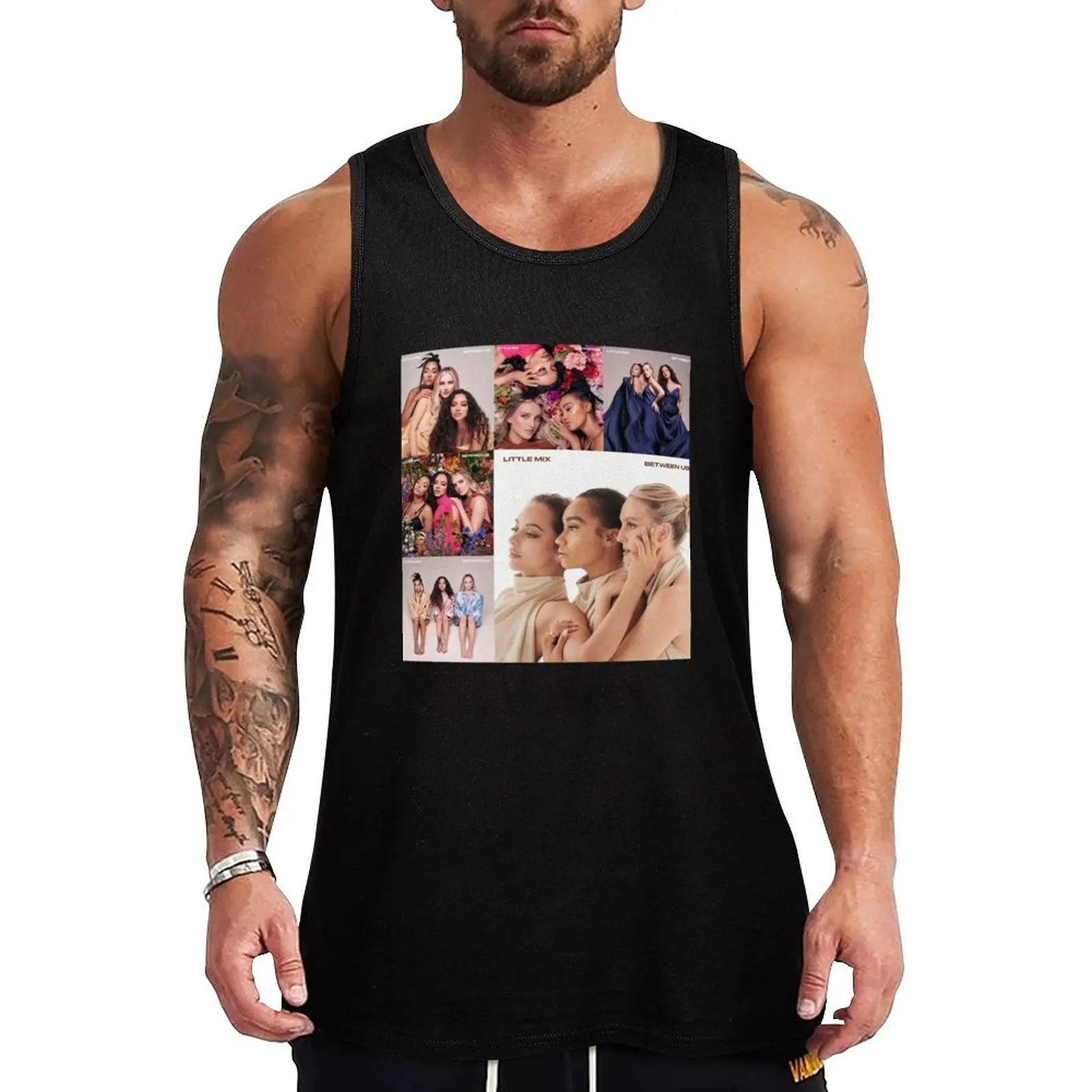 Reward Little Mix Retro Wave Tank Top sleeveless shirt man gym gym shirt man gym clothing men