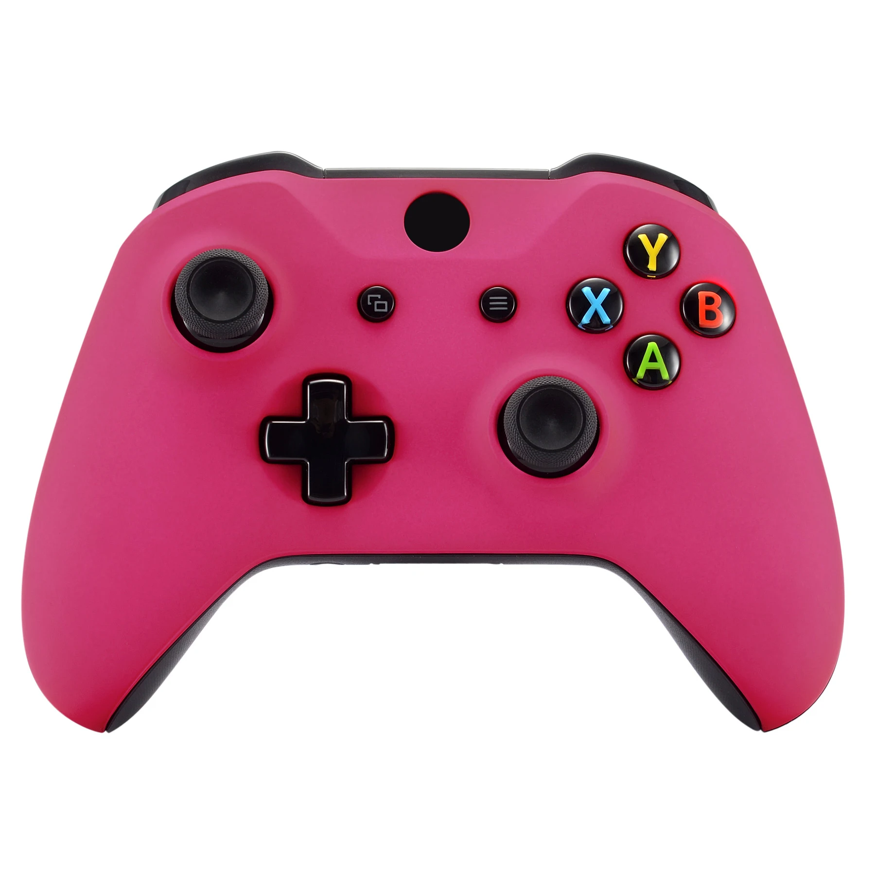 eXtremeRate Faceplate Cover Front Housing Shell Case for Xbox One S / Xbox One X Controller (Model 1708) - Sakura Pink
