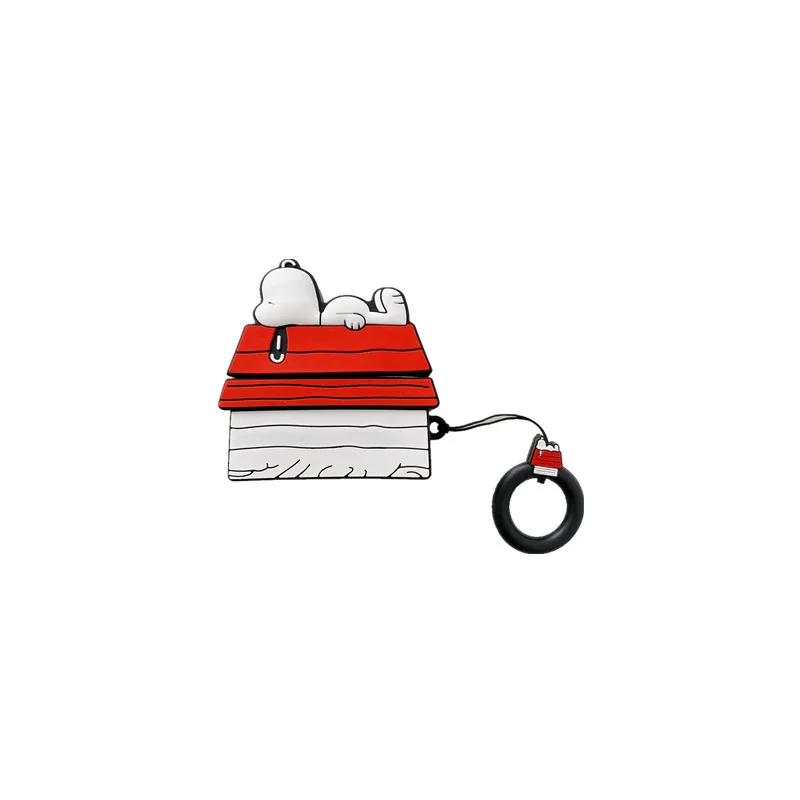 For Airpods Pro 3 Case,3D Cartoon Snoopy House Silicone Earphone Cover For Airpods Pro 2/Airpods 4 Case With Keychain view 5