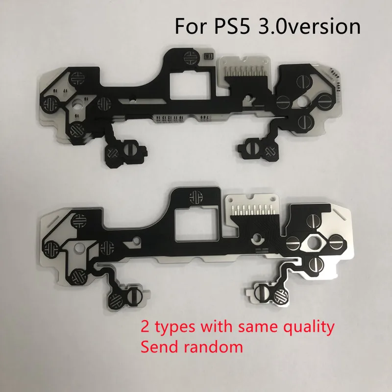 40pcs/lot Original New for PS5 V1 V2 V3 Game Pad Controller Analog Joystick Button Conductive Film Flex Cable Ribbon 1.0/2.0/3.0
