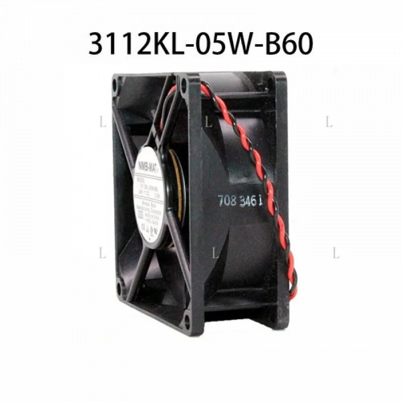L für NMB 3112KL-05W-B60 24 VDC 0,28 A 80 x 80 x 32 mm 2-Draht-Lüfter mit hohem Luftstrom