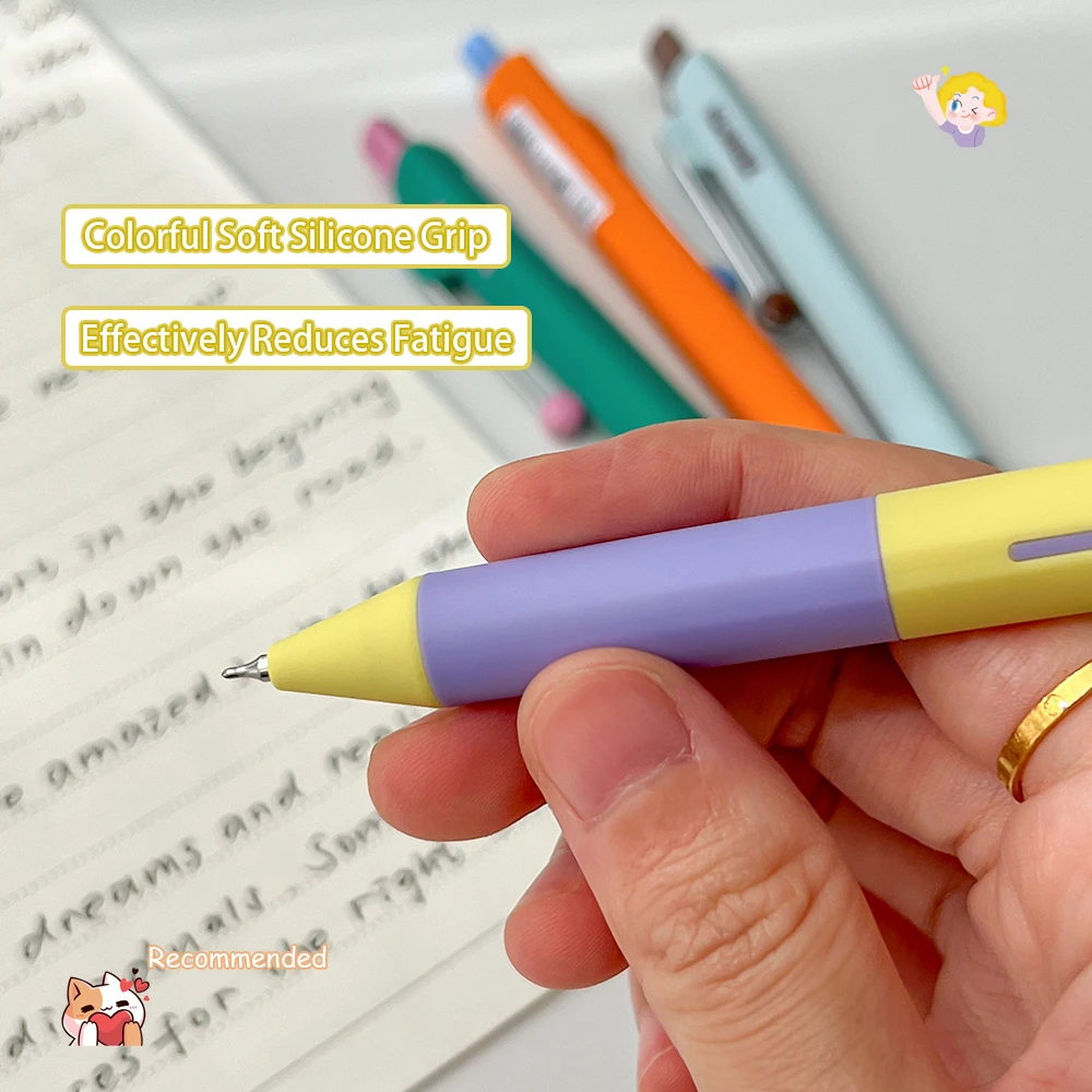 2 Ultra Minimalist Gel Pens 0.5mm IG Style Highly Aesthetic Quick Drying Pen Premium Grade Fashion Used for Learning Office and