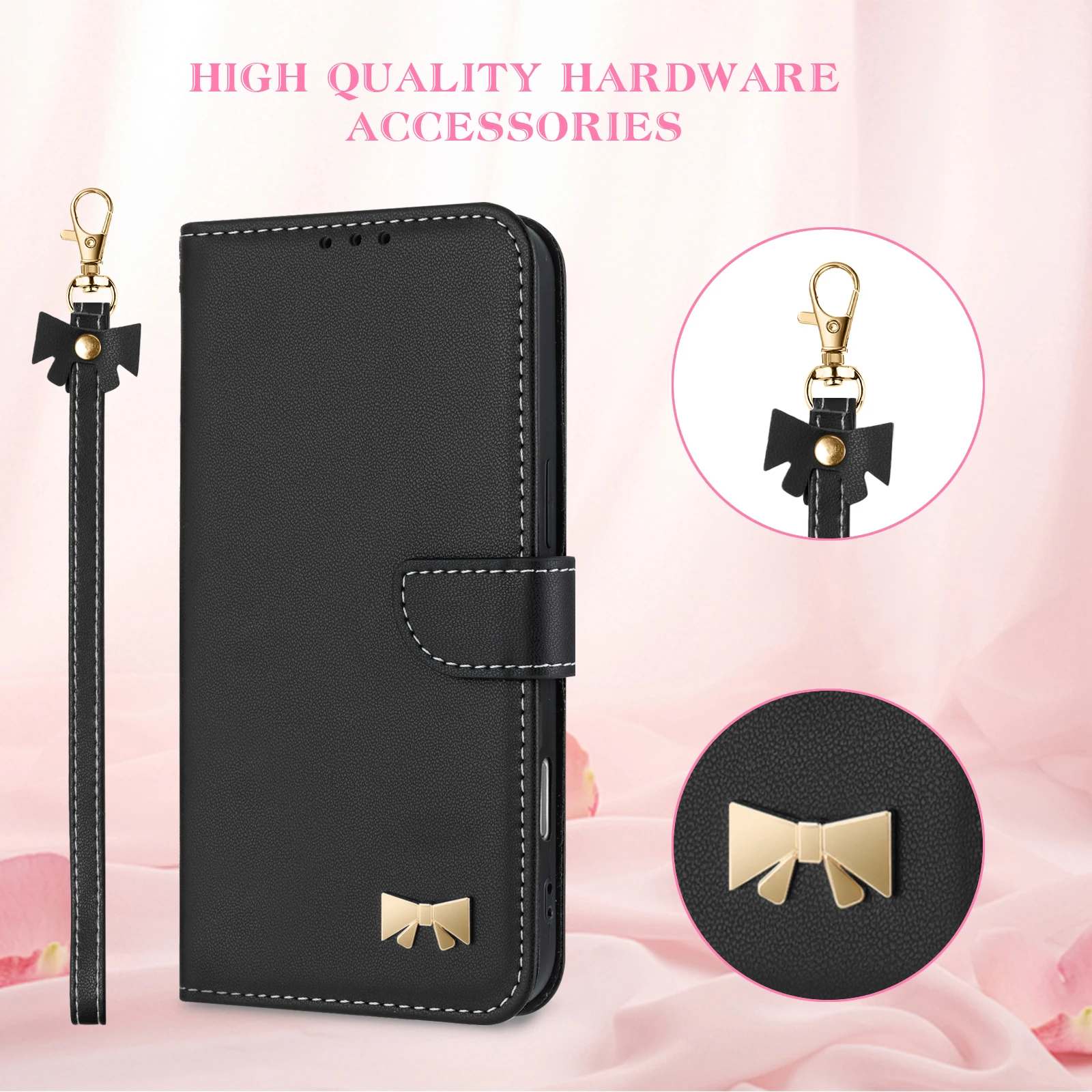 Flip Leder Telefon Fall Für Redmi Hinweis 14 13 12 Pro Plus 14C 13C 12C 11A Turbo 4 Pro a4 A3 Karte Halter Brieftasche Abdeckung Coque Etui