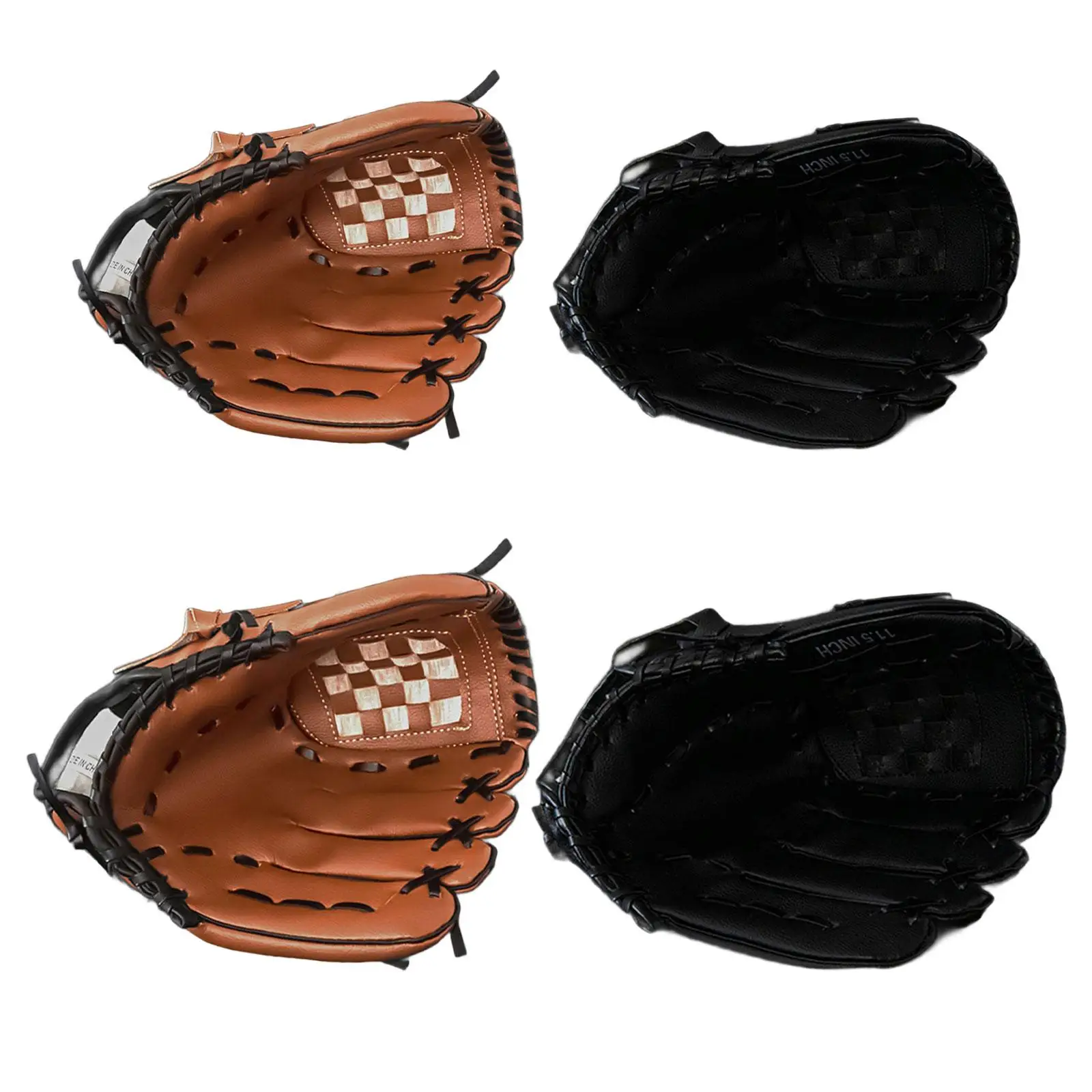 Fastpitch البيسبول ميت Infielders ميت اليد اليمنى رمي الضرب قفاز سميكة الرياضة في الهواء الطلق البيسبول قفاز للبالغين