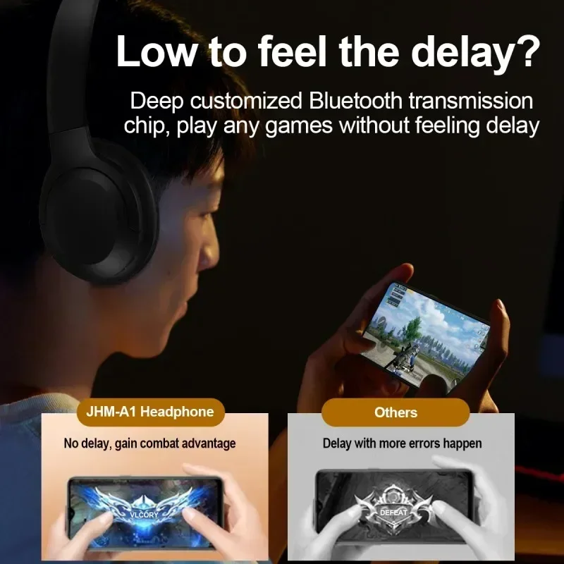 سماعة رأس بلوتوث جديدة 120 ساعة الاستعداد ANC إلغاء الضوضاء مرحبا فاي الصوت شحن سريع مساعد صوت BT 5.3 سماعة رأس رياضية