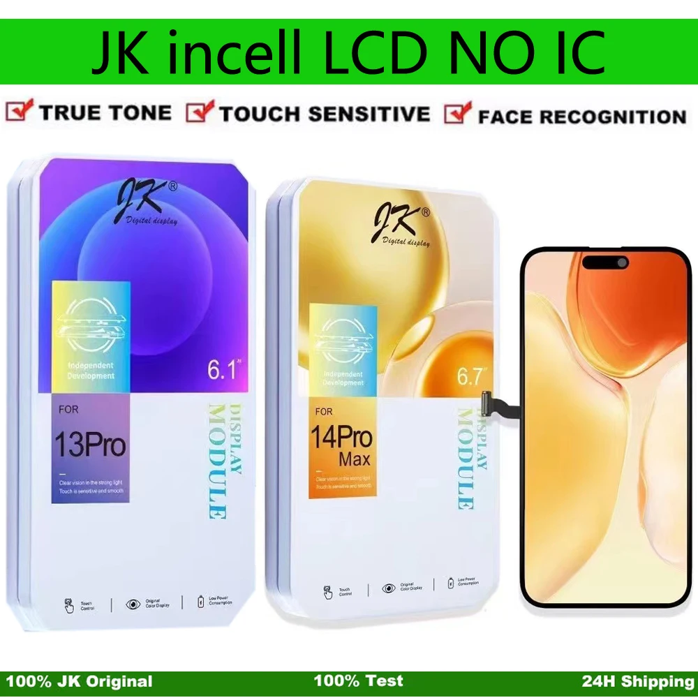 Дисплей JK для iPhone x xs 11 12 13 14 15 11Pro 12pro 13pro 14pro 15pro Max 14plus 13mini ЖК-дисплей Pantalla с сенсорным экраном в сборе