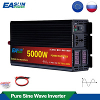 EASUN Power Pure Sine Wave Inverter DC 12v 24v AC 220v Power 3000W 4000W 5000W Portable Power Bank Converter Solar Inverter