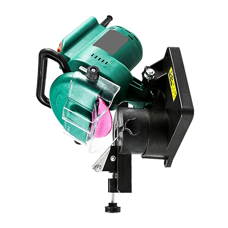 ABMI-Rautan Gergaji Listrik 100Mm Rantai Portabel Rautan Rantai Otomatis Dapat Disesuaikan 8500RPM untuk Rantai Gerinda Steker UE