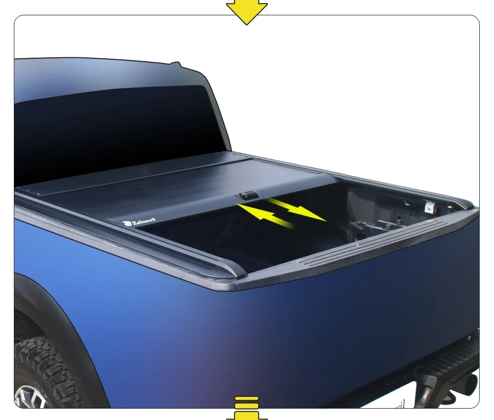 غطاء شاحنة بيك اب غطاء أسطوانة ألومنيوم سميك لغطاء فورد رينجر dmax مصراع تونيو بدون تركيب حفر