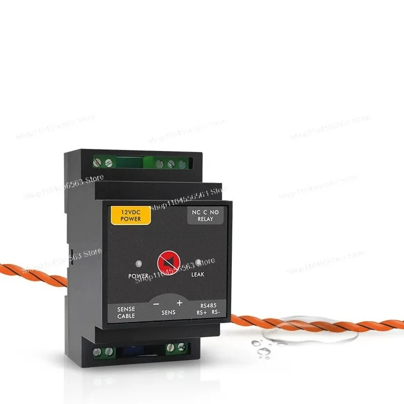 Water Leakage Alarm Module with Sensing Cable, RS485 & Switch Signal Output for Detection System