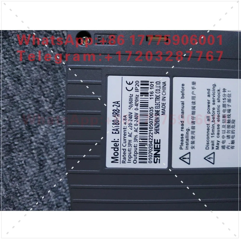 SINEE Driver, Servo Motor EA180-4R8-2A/SER09-1R0/SER09-0R7
