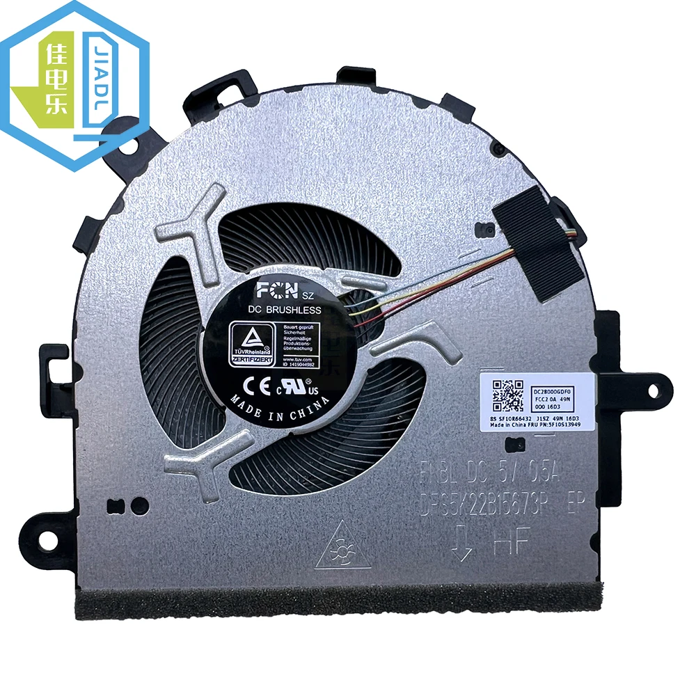 CPU Cooling Fan For LENOVO IdeaPad 3-17ITL6 3-17ADA6 3 17IRU7 V17 G2-ITL 3 17IAU7 3 17ABA7 V17 G3 IAP 5F10S13948 5F10S13949 New