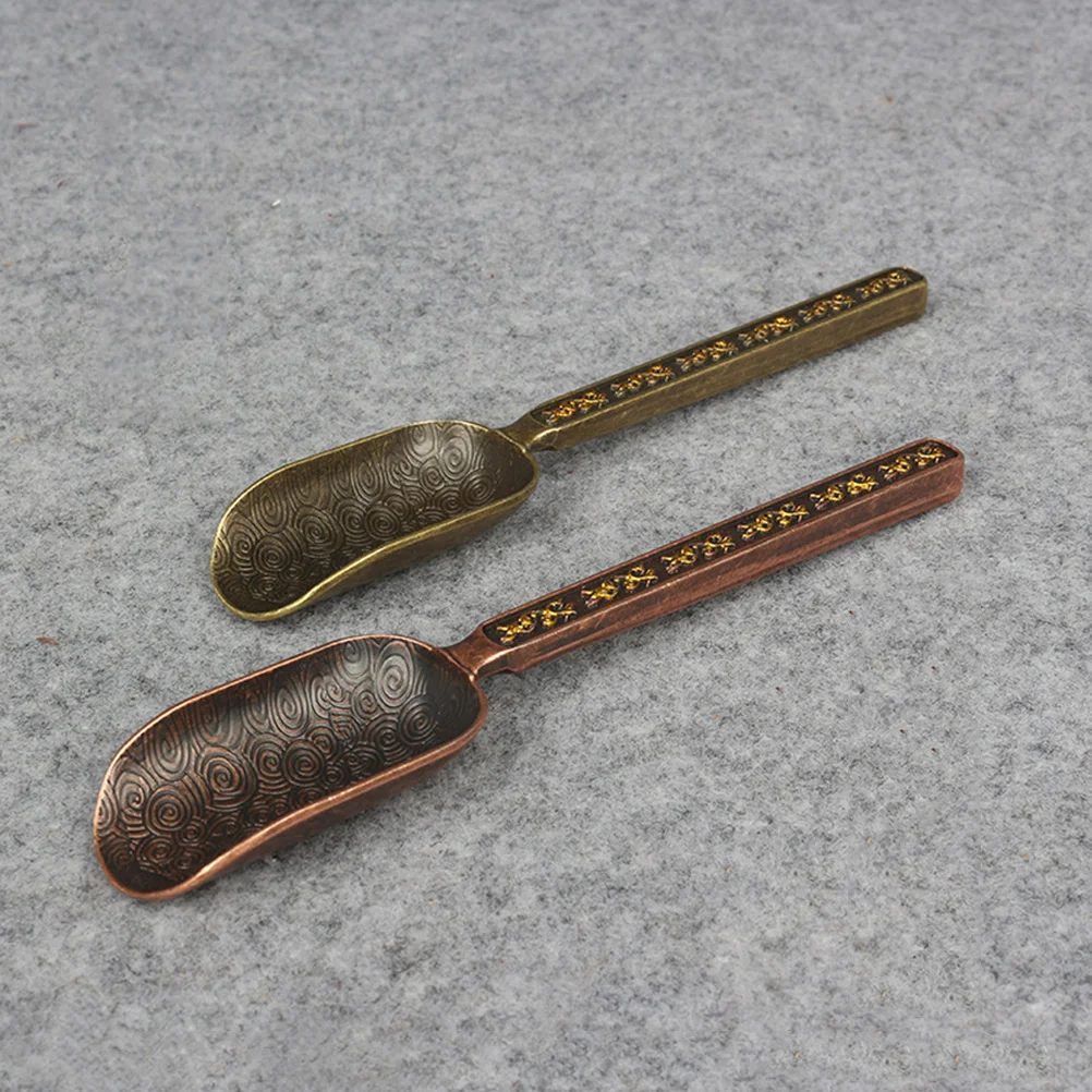 Tea Scoop Spoons Fu Kung Spoon Chooser Spade Tool Measuring Leaf Coffee Sugar Loose Japanese Serving Scooper Bean