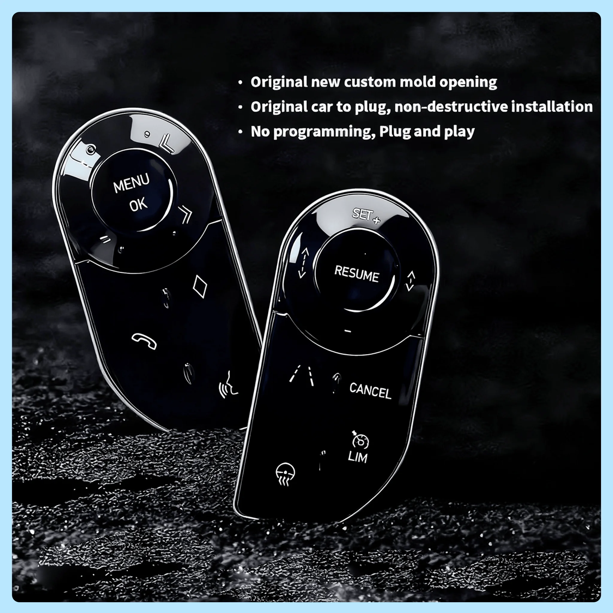 Range Rover Sport L494 Vogue L405 Discovery 5 LR5 Car Steering Wheel Touch Button Original Style Multimedia Player