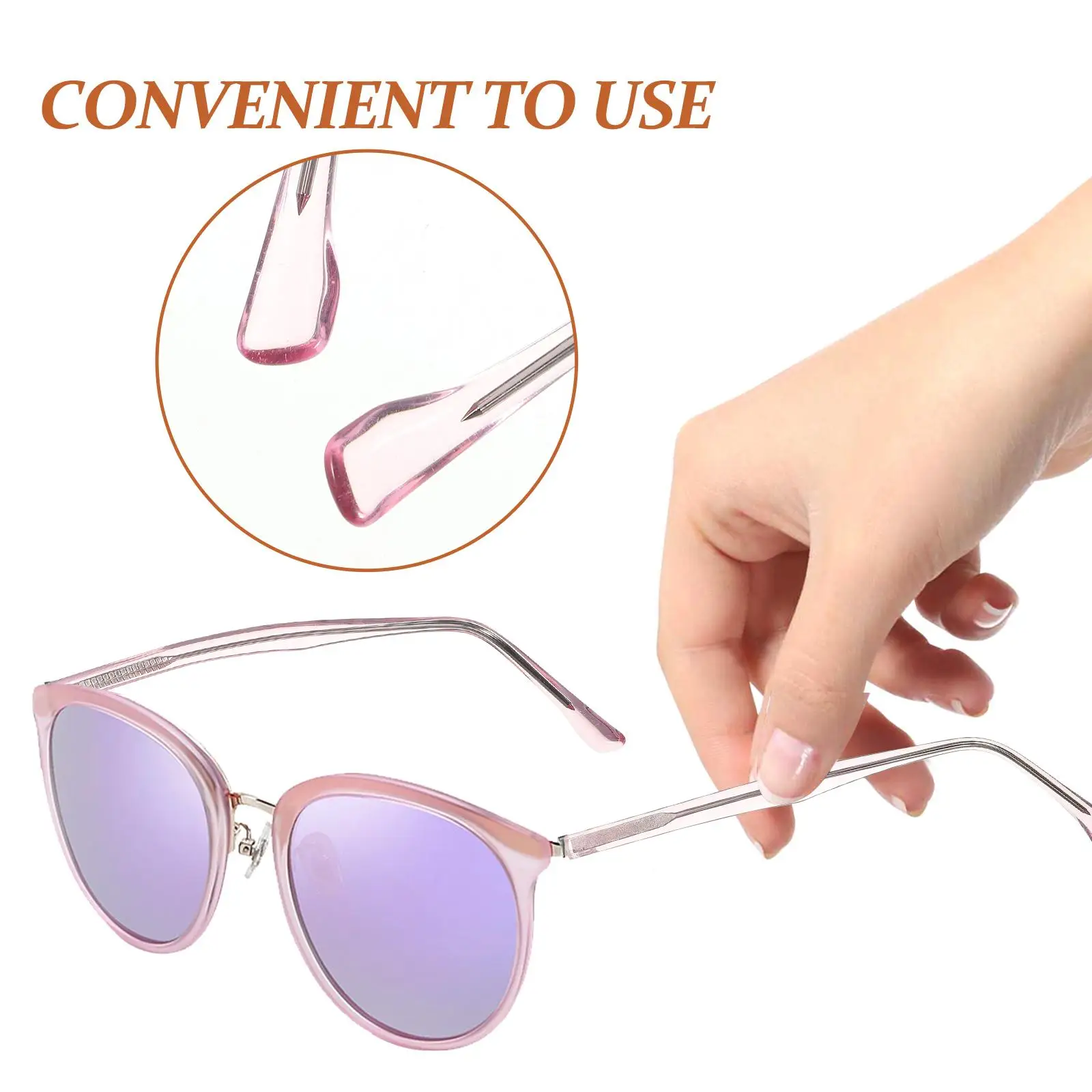 Accessori per occhiali Aste di ricambio per occhiali Parti metalliche Kit di riparazione universale Materiale in resina Adatto personale