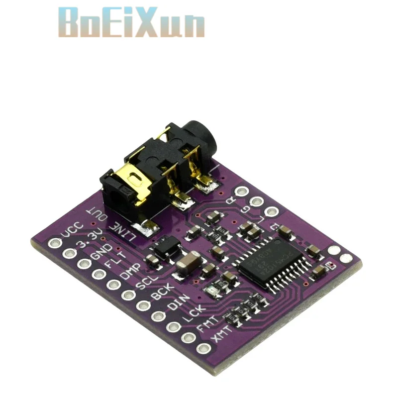 1-10PCS PCM5102A I2S DAC Audio Decoder Module 112dB SNR for Raspberry Pi PHAT Hi-Fi Sound Output