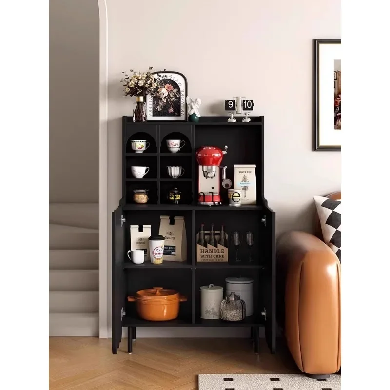 

Solid wood dining side against the wall integrated kitchen cabinet small tea cabinet