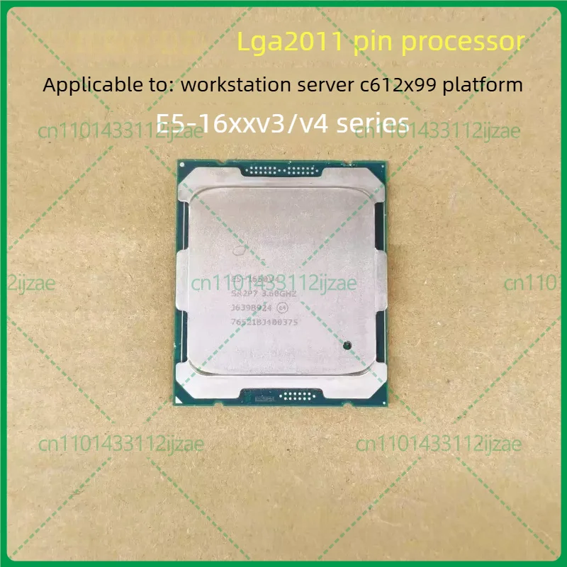 LGA2011 Used CPU Intel Xeon E5-1650V3 E5-1650V4 Processor For X99 C612 Motherboard