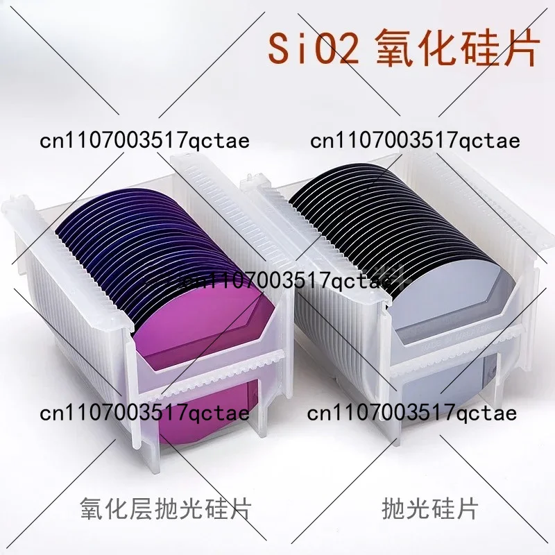 SIO2 Silicon Oxide Wafer 2 4 6 8 Inch Single-sided Polished Silicon