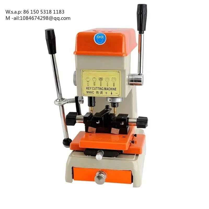 998C Auto Key Duplicator Cutting Machine | Full Complete Kit, 110V & 220V Dual Voltage Car Key Making Equipment