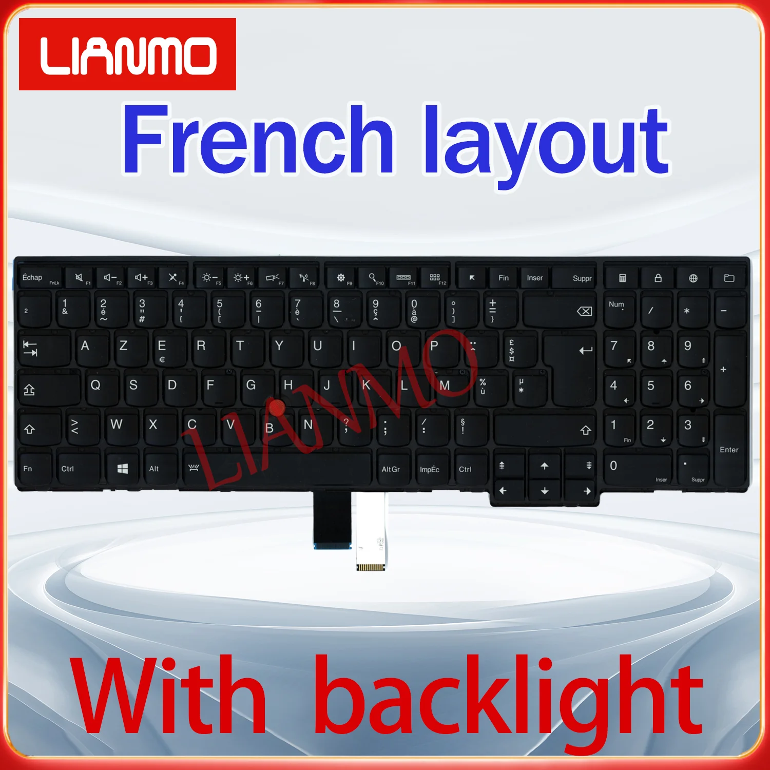 UK/US/Latin Spanish/Spanish/French/Italian for Lenovo Thinkpad T550/T540/T540P/T560/W540/W541/W550/W550S/L540 Backlit Keyboard