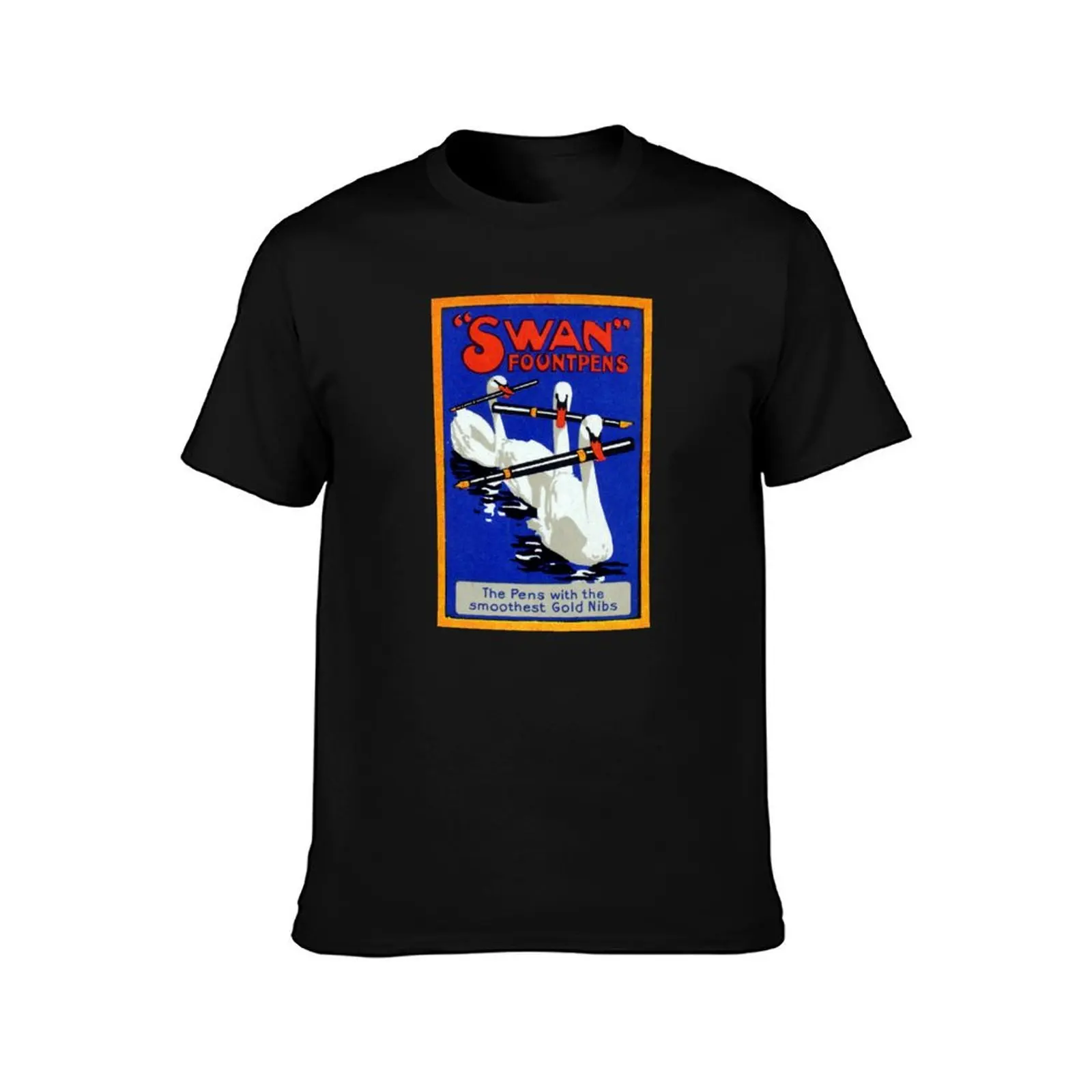 1920 Swan Fountain Pens T-Shirt Casual Streetwear Short Sleeve Tee T-Shirt