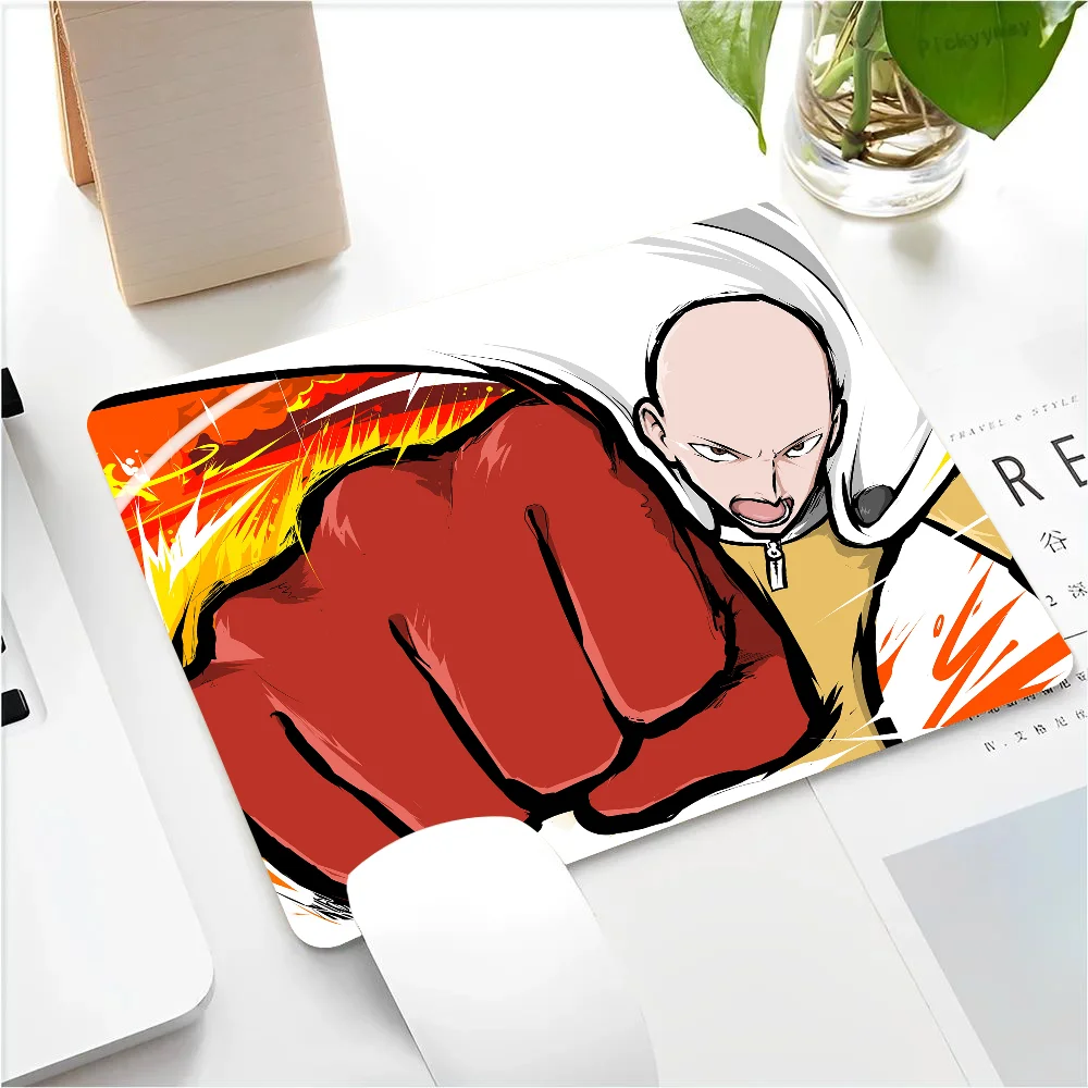 ONE PUNCH MAN Japanese Anime Mousepad Small LockEdge Mouse Pad For Gamers Computer Desk Pad Anti-slip Rubber