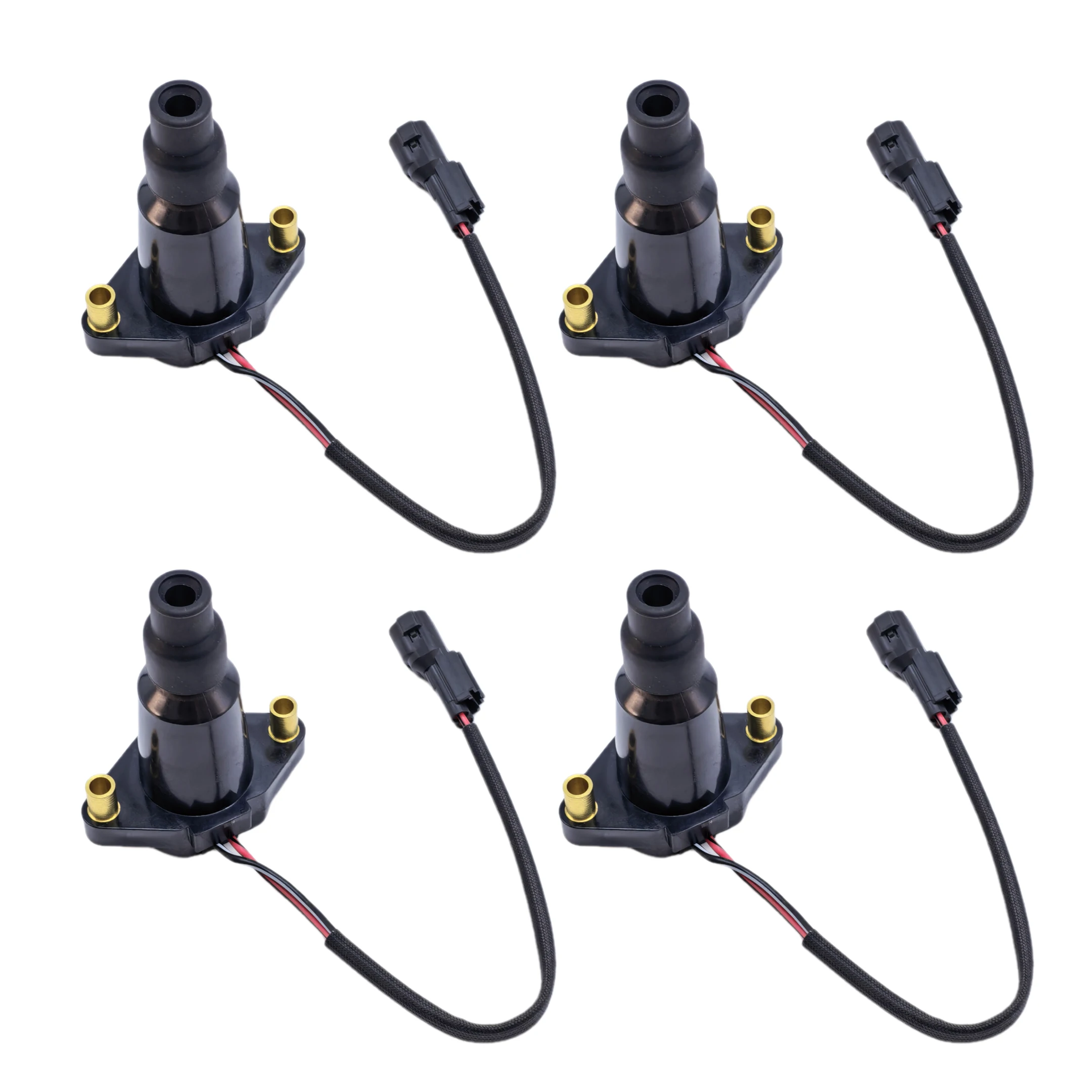 4X Ignition Coil For SUBARU EJ20D EJ20 2.0 TURBO V1 V2 V3 2 BOLT 22433-AA222 22433-AA280