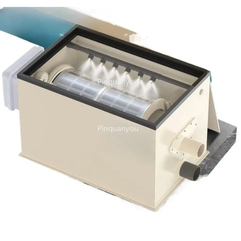 Water Treatment Machinery Micro Drum Filter Biological Filtration System Machine For Pond