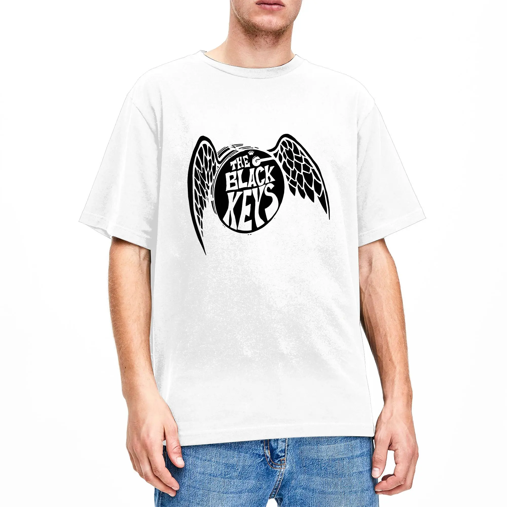 The Black Keys Band on Tour 2026 T Shirt Summer Cotton T Shirts For Man Novelty Casual Tshirt Short Sleeves Y2K Funny Top Tees