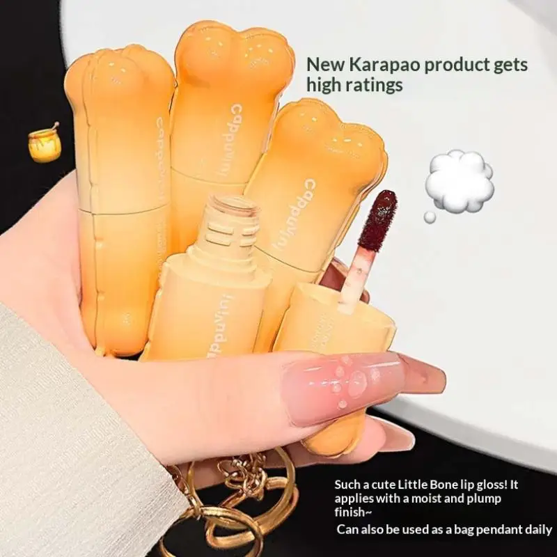 1個入り カプビニ 防水リップグロス 保湿 プランプ効果 グラスリップグレイズ 長持ち ミラー仕上げ ライトエフェクト リップコスメ