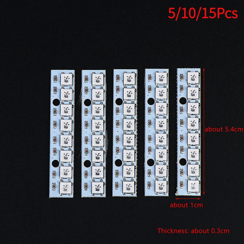 5/10/15Pcs WS2812 5050 8Bit RGB LED Module Built-In Full Color-Driven Development Board For DIY Electronics.