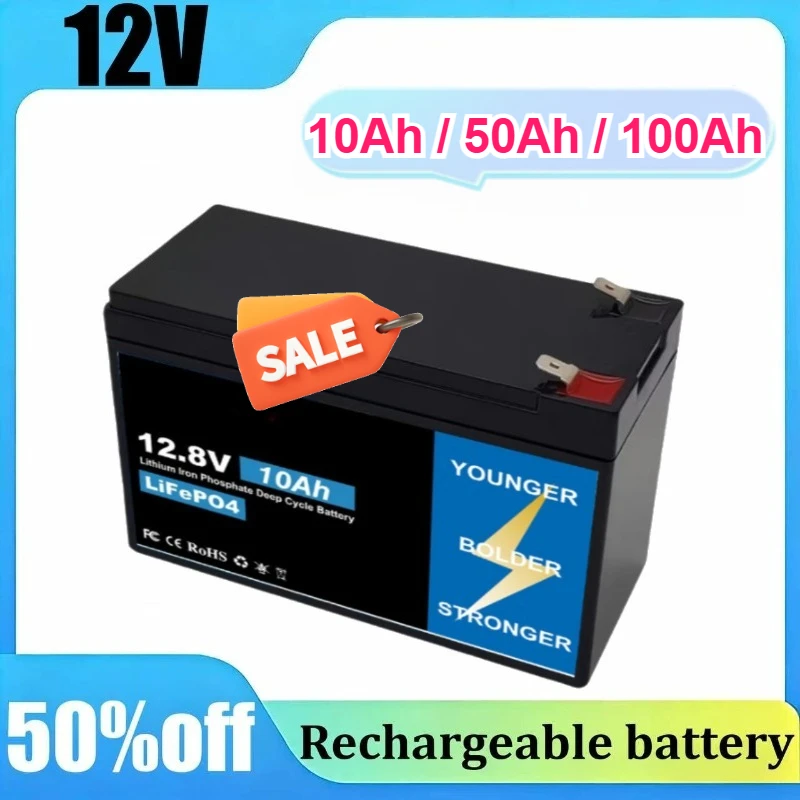 

12V LiFePO4 Lithium Battery Pack Deep Cycle Lead-Acid Replacement for Golf Cart Solar Energy Storage