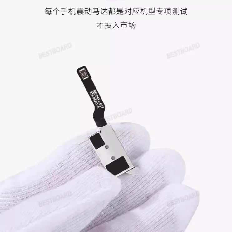 Motor Taptic para iPhone 15 14 13 12 11 Pro Max X XS XR 7 8 Plus, módulo de vibración silenciosa, pieza de repuesto para reparación 5
