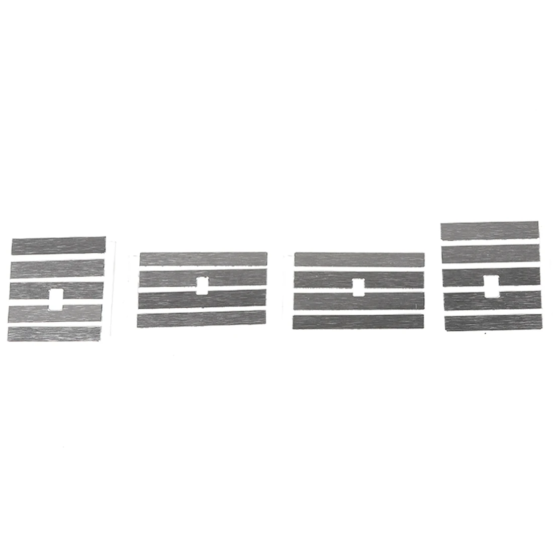 Решетчатая Крышка вентиляционного отверстия кондиционера для Dodge Nitro 2007-2012, аксессуары для интерьера (серебристый)