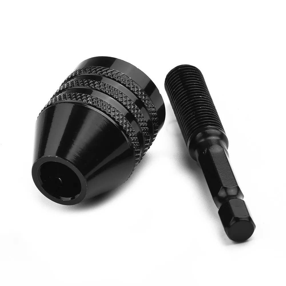Keyless Chuck Conversão Hex Shank Adaptador, broca, Quick Change Converter Driver, Metalworking, Quick Change Converter Driver, 1/4"