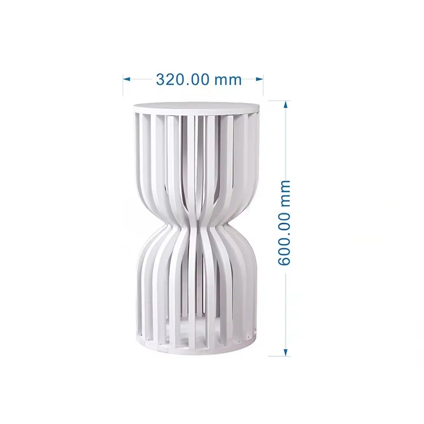 Weiße PVC-Premium-Blumenständerbasis - Mehrzweck-Displayhalter für Kuchentisch, Babyparty, Hochzeitsfeier, Innen- und Außendekoration – Detail 1