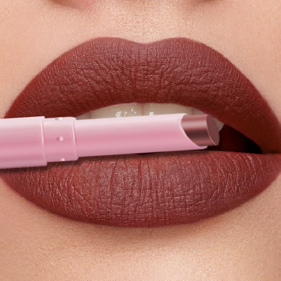 15-color عارية أحمر الشفاه قلم تحديد براون ماتي السلس مقاوم للماء الشفاه بطانة طويلة الأمد الكورية ماكياج قلم أحمر الشفاه الشفاه الصقيل