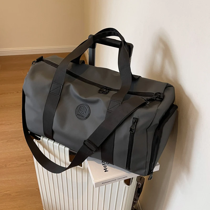 Borsa da viaggio corta borsa da viaggio borsa da uomo donna borsa da viaggio di grande capacità separazione bagnata asciutta zaino sportivo impermeabile per il Fitness