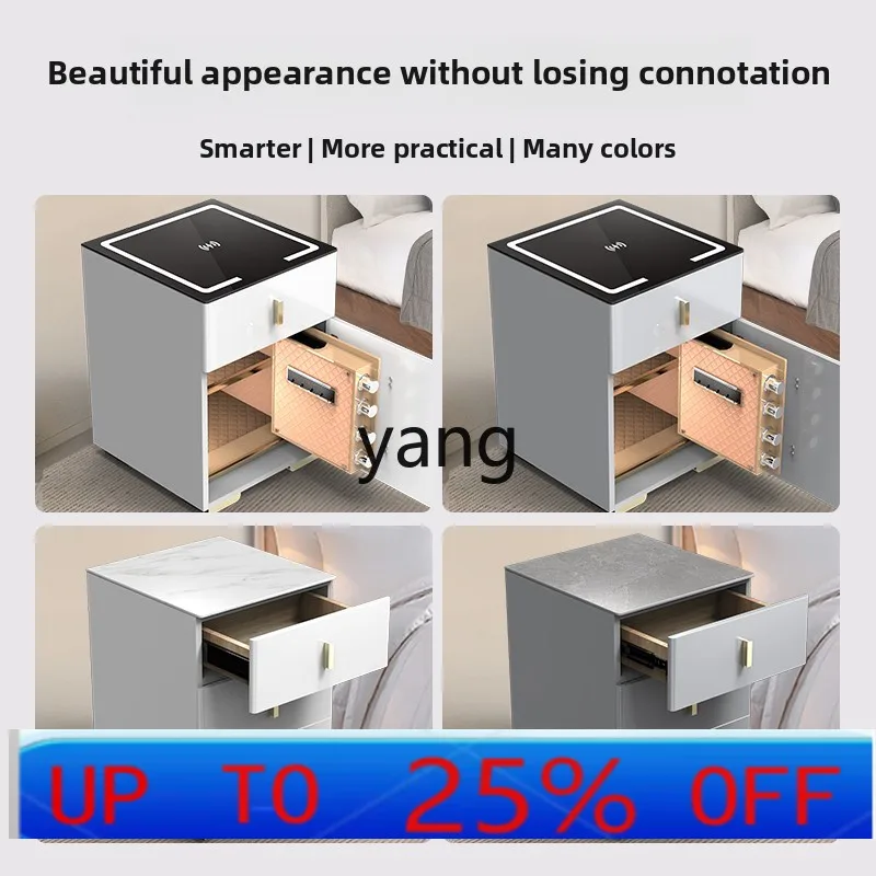 LHH  Household Small Drawer Bedside Table Safe Integrated File Cabinet