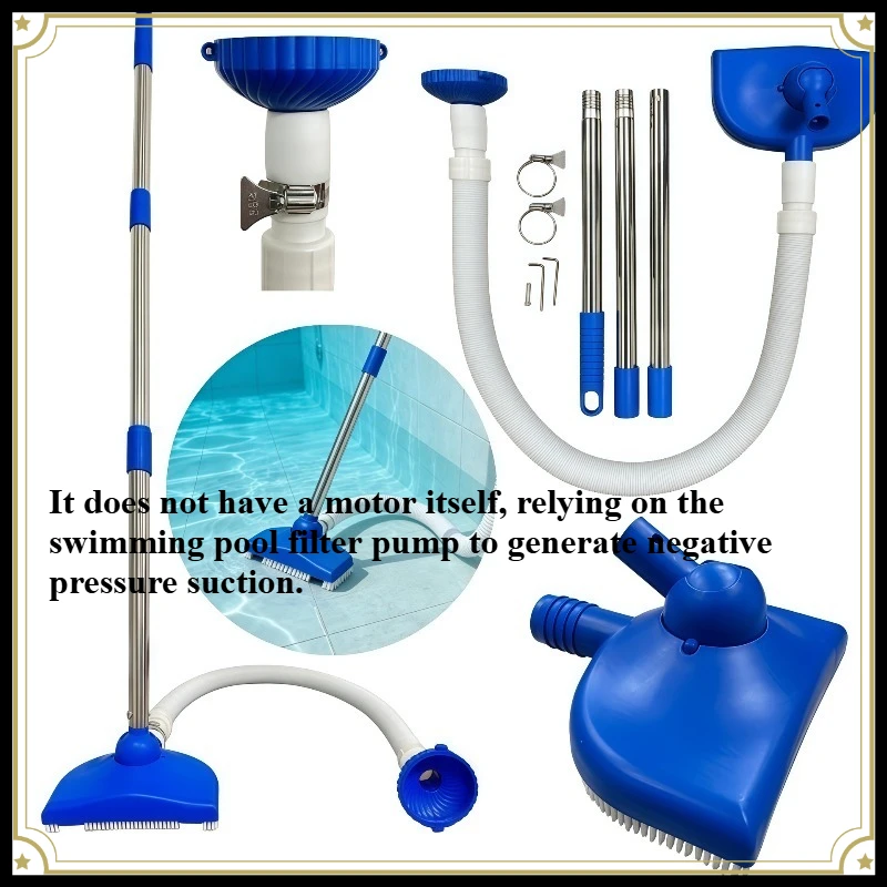 Automatic Pool Vacuum Cleaner with Water Circulation System