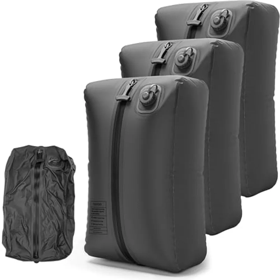 

Electric Vacuum Compression Bag for Travel, Waterproof TPU, Black, Saves 60 Space with Built-in Type-C Rechargeable Pump