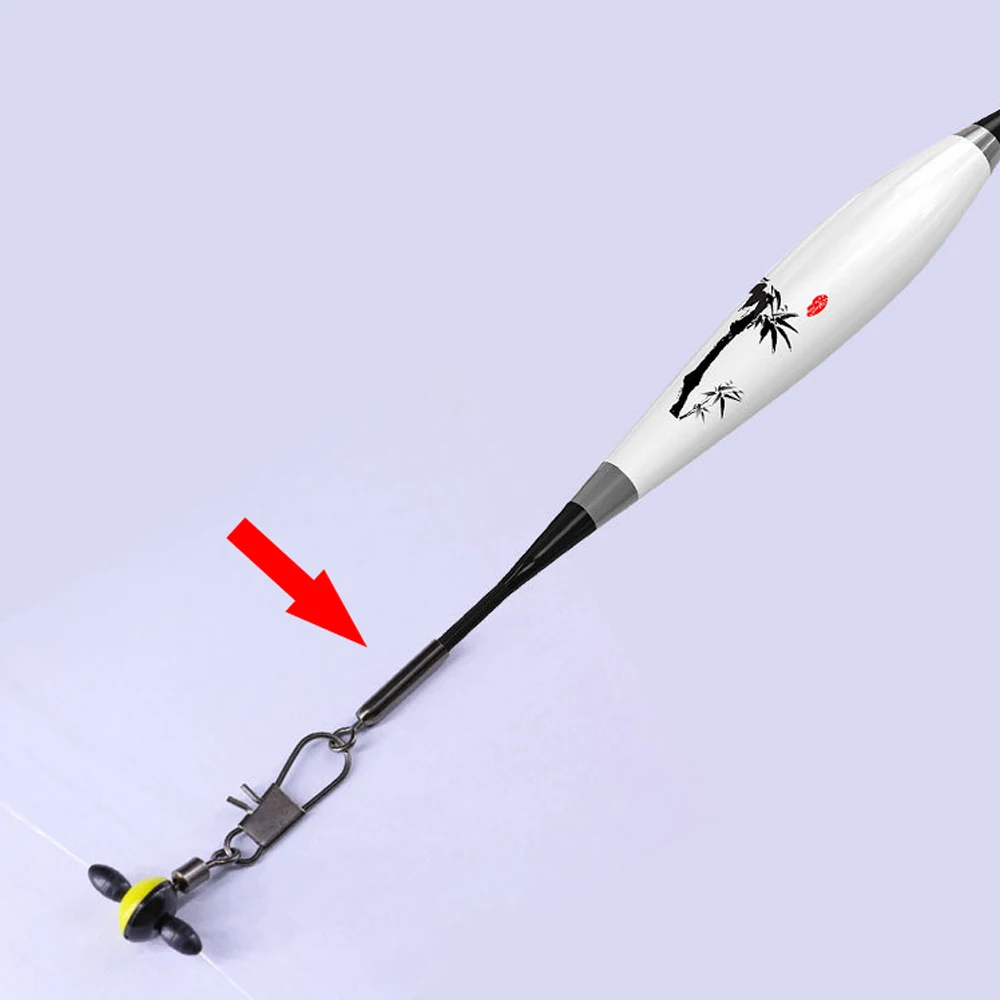 30 stücke 360 Grad Gerade Schwimmt Stecker Wirbel Gerade Typ Angeln Schwimmt Halter Messing Verschleiß Widerstand – Detail 2