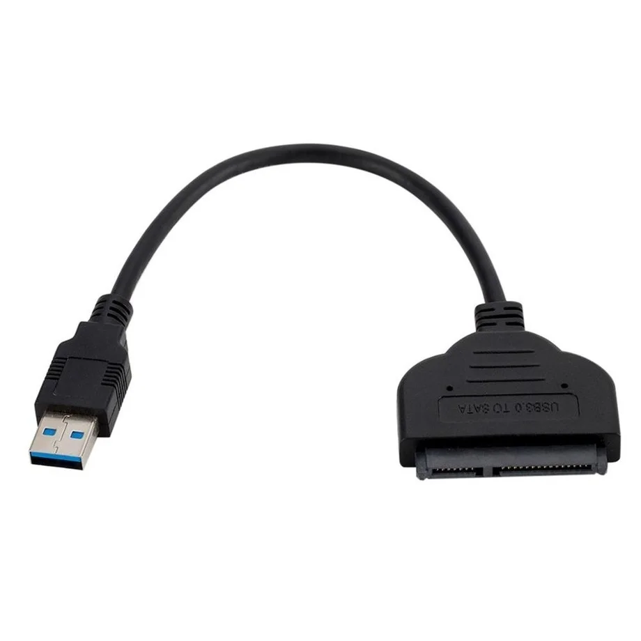Grwibeou usb sata 3 cabo sata para usb 3.0 adaptador até 6 gbps suporte 2.5 Polegada externo ssd hdd disco rígido 22 pinos sata iii 2.0