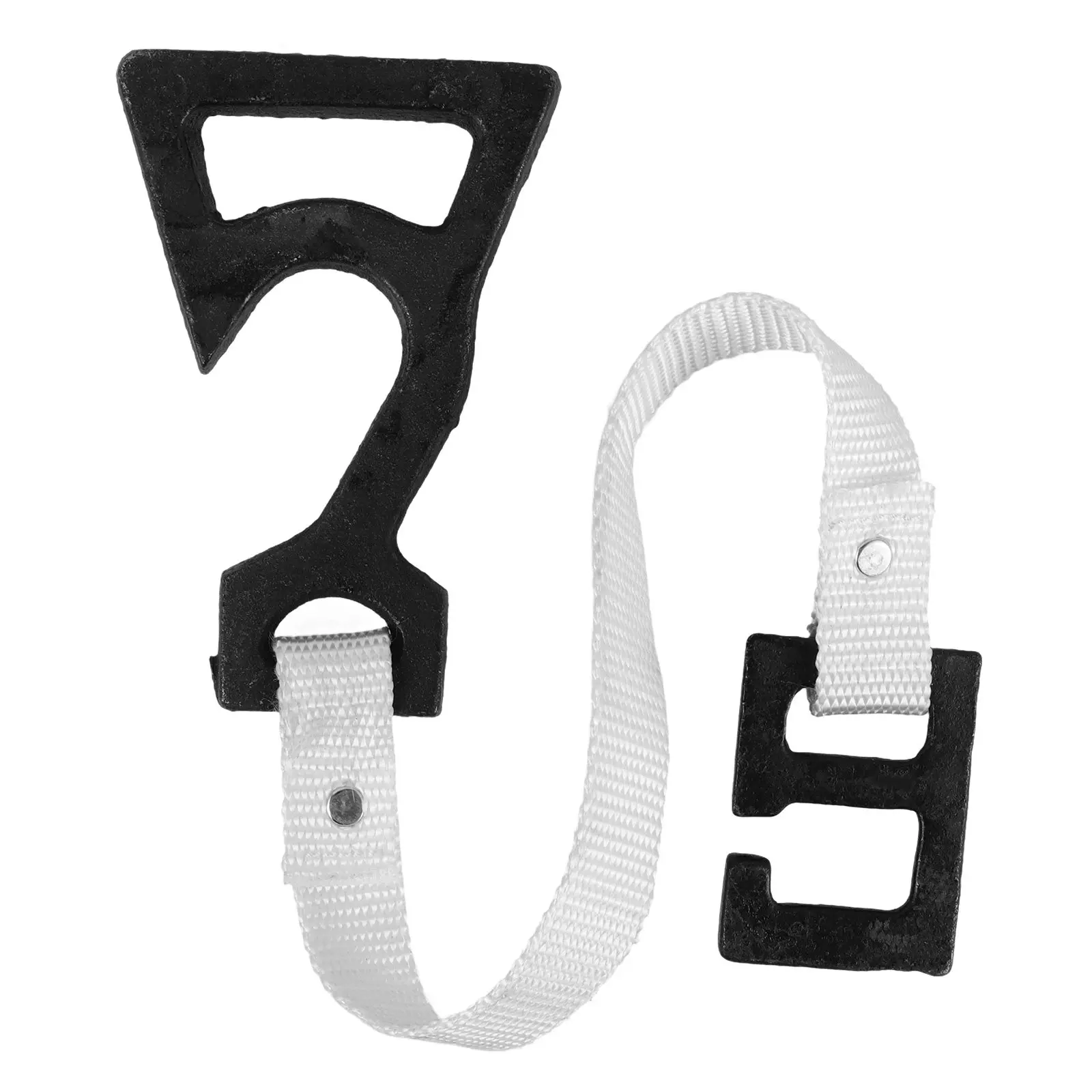 Fire Equipment Hose Hook Heavy Duty Cast Iron Canvas Strap Garage Shed Workshop Extension Cord Holder Extension Cord Hanger