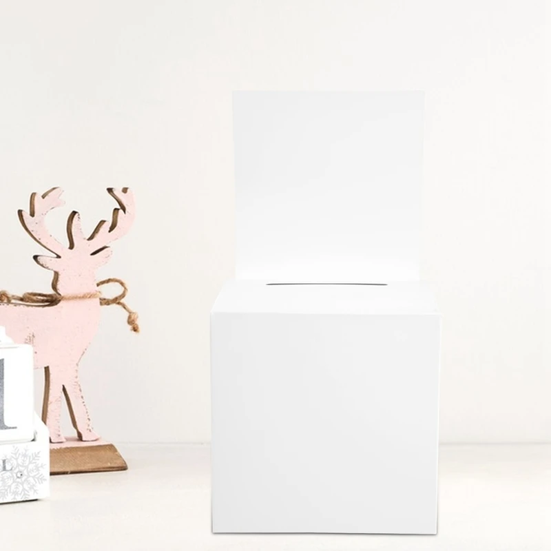 

Papercarton, 12 шт., коробка для голосования, коробка для голосования, коробка для пожертвований, картонная коробка с прорезями, 6 x 6 x 6 дюймов