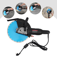 Electric Concrete Saw Round 3000W Copper-nickel-tin Motor 14In Blade Diameter for Cutting Metal Concrete