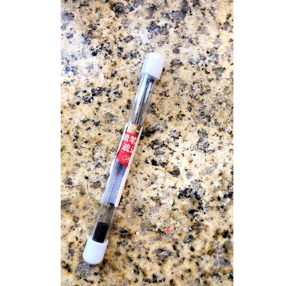 

Painted Airbrush Spray Pen Needle/Nozzle Unblocking Needle Scale Tank Model Kit Anime SciFi DIY Doll Coloring Paint Tool