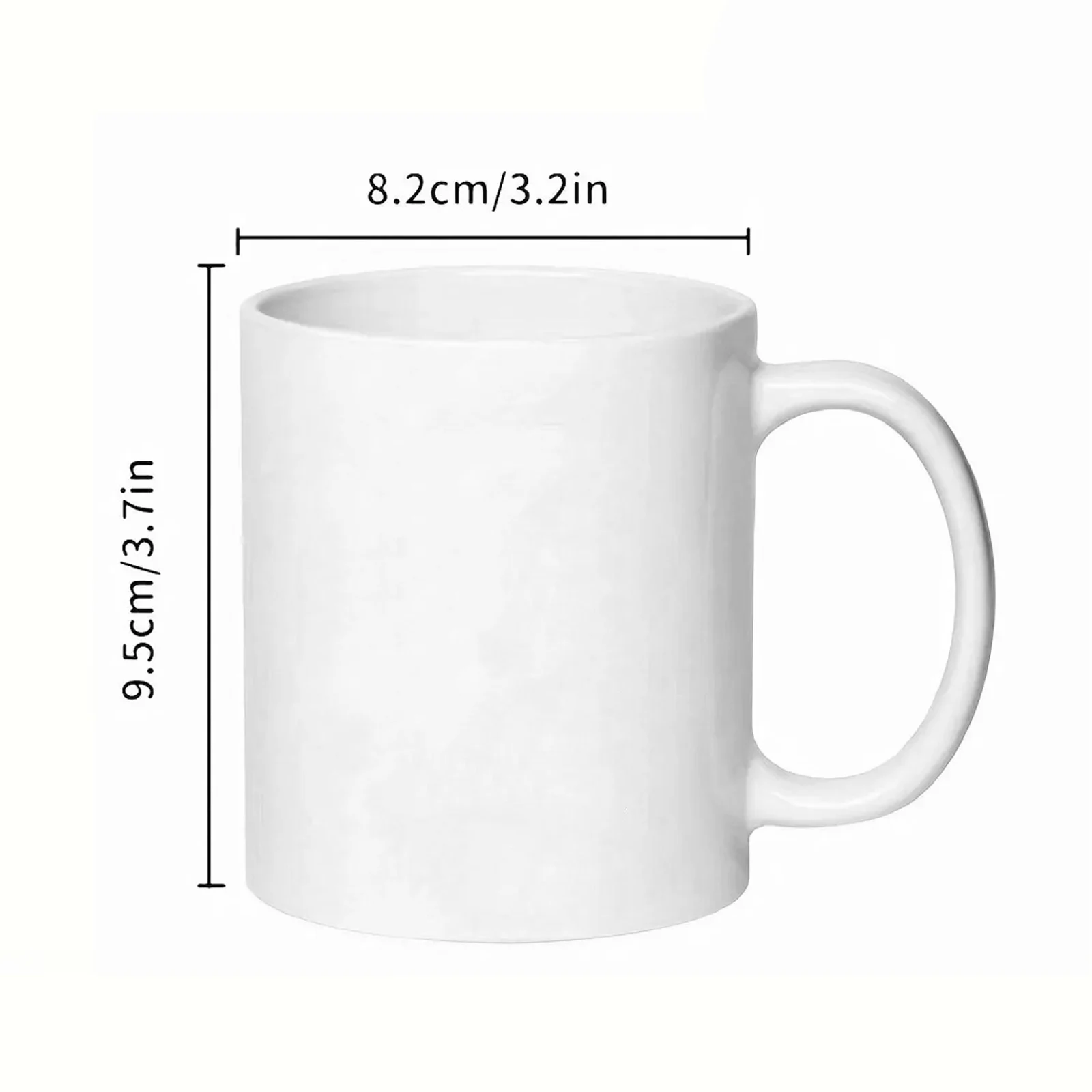 1-Ounce Ceramic Coffee Mug with the Slogan 