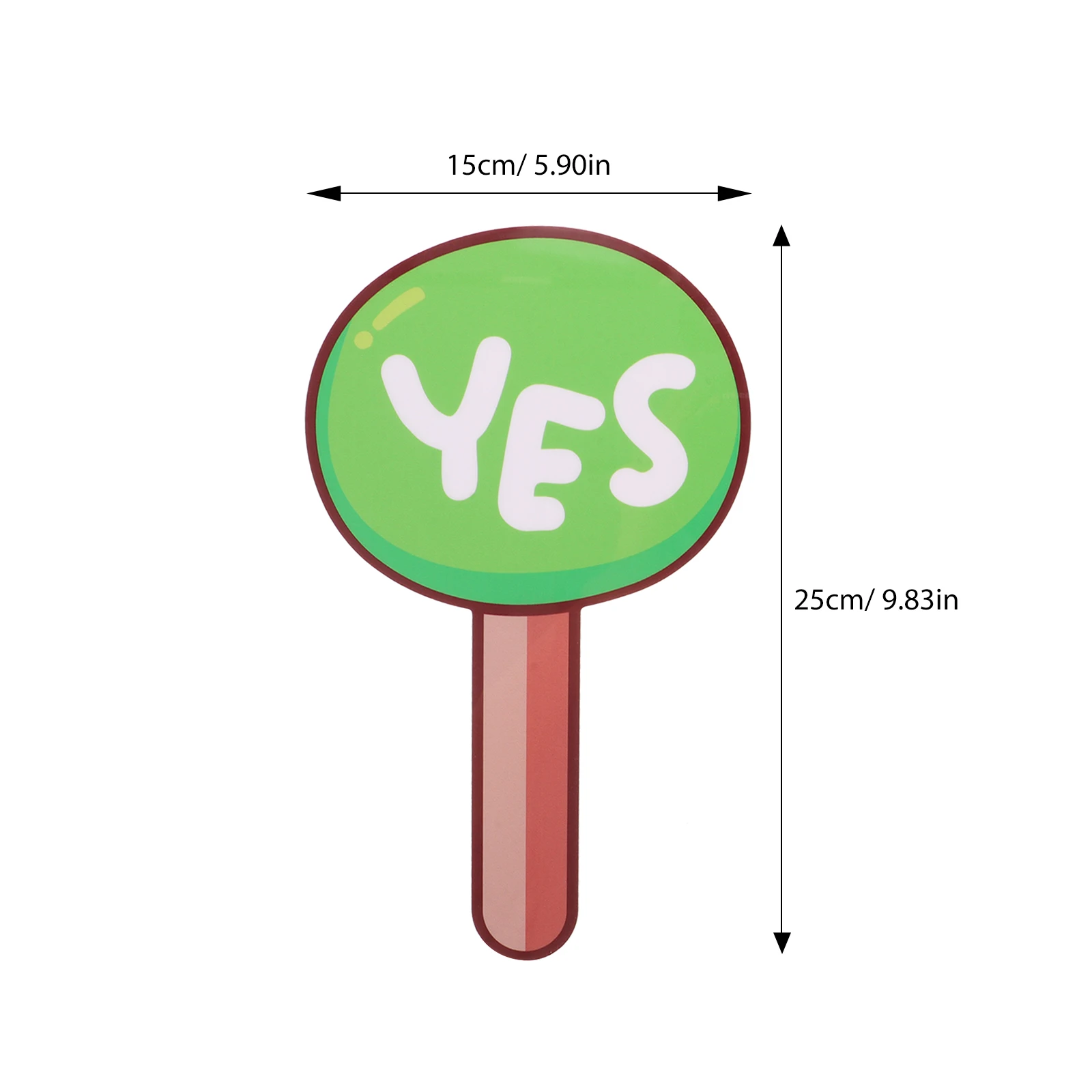 2Pcs Tools PVC Reusable Classroom Supplies Handheld Voting Board For School Board Student Game Plastic School